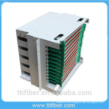 144 puertos Rack montado ODF / Fiber Patch Panel con adaptador FC